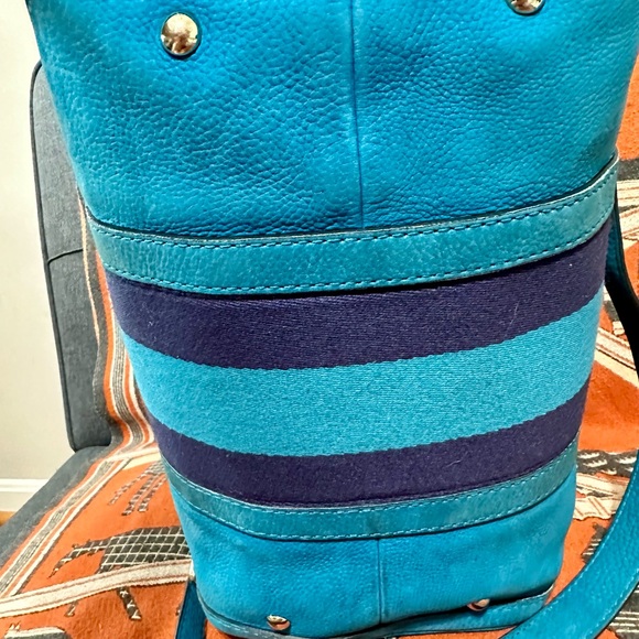 GUCCI❤️🌟WEB BOSTON SUEDE & LEATHER BAG⭐️ - Picture 8 of 13